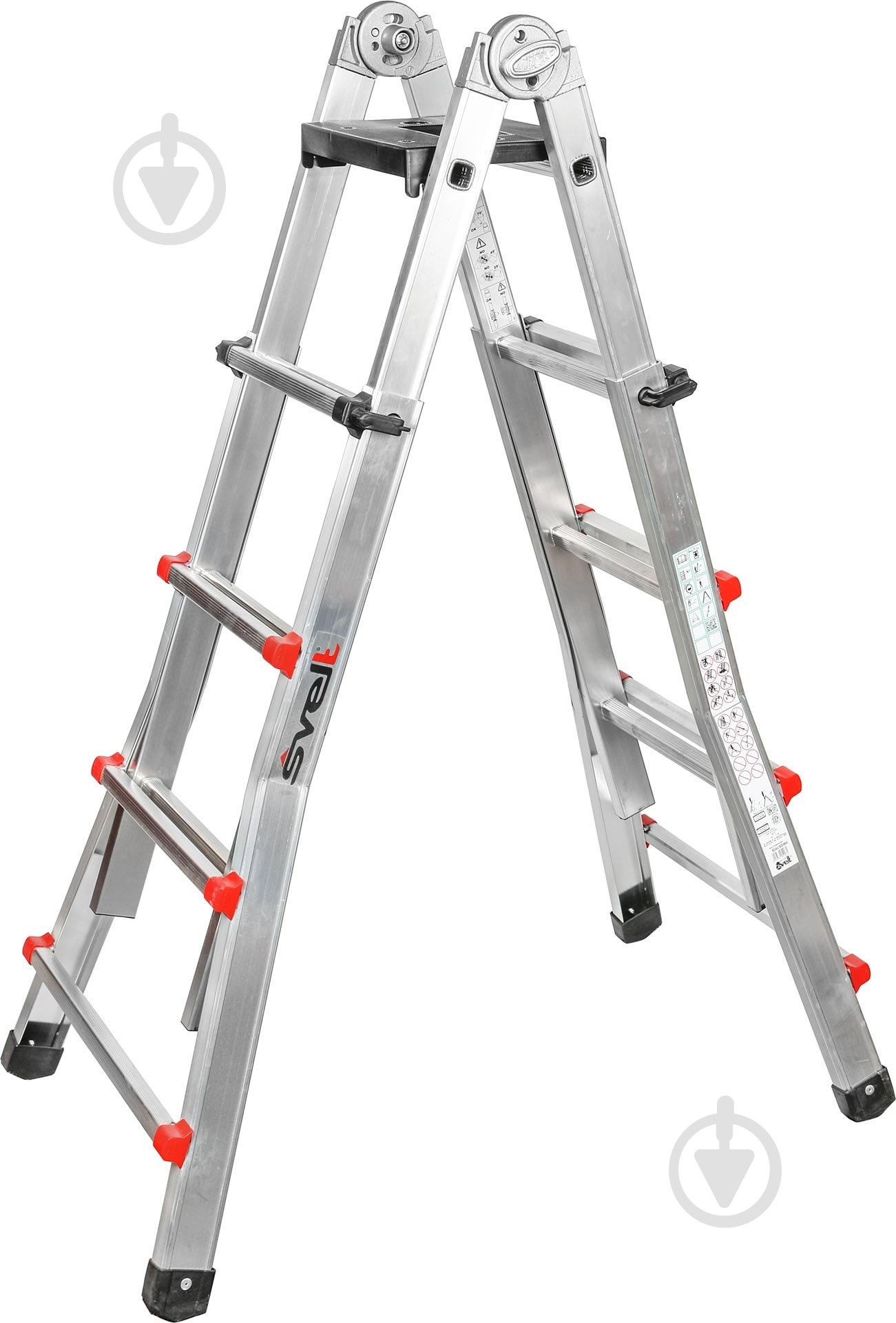 Лестница телескопическая SVELT SCALISSIMA 8+8 (SSCAL008) - фото 2 Лестница телескопическая SVELT SCALISSIMA 8+8 (SSCAL008) - фото 2