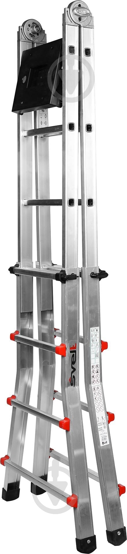 Лестница телескопическая SVELT SCALISSIMA 8+8 (SSCAL008) - фото 4 Лестница телескопическая SVELT SCALISSIMA 8+8 (SSCAL008) - фото 4