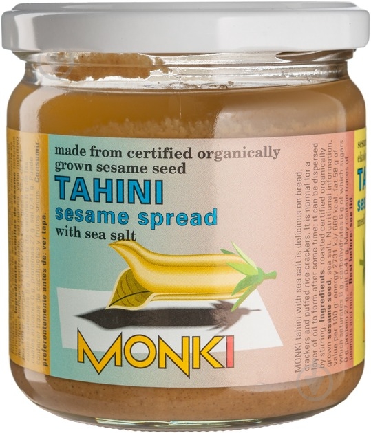 Тахіна Monki органічна 330 г - фото 1 Тахіна Monki органічна 330 г - фото 1