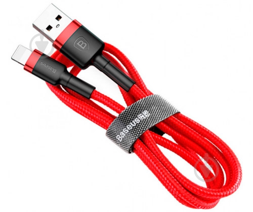 Кабель BASEUS Lightning – USB 1 м красный (CALKLF-B09) Cafule - фото 1