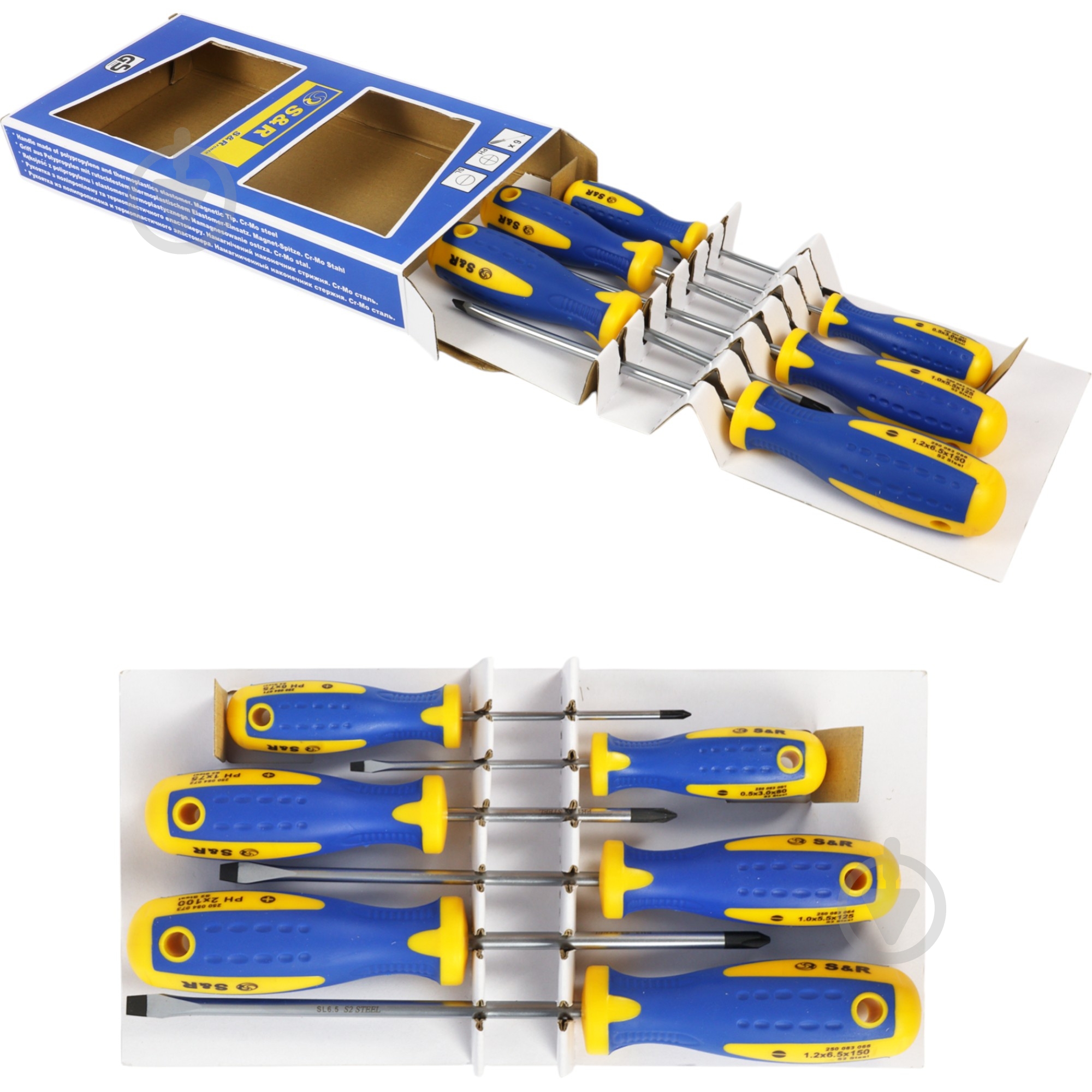 Набор отверток S&R 250681106 - фото 4 Набор отверток S&R 250681106 - фото 4