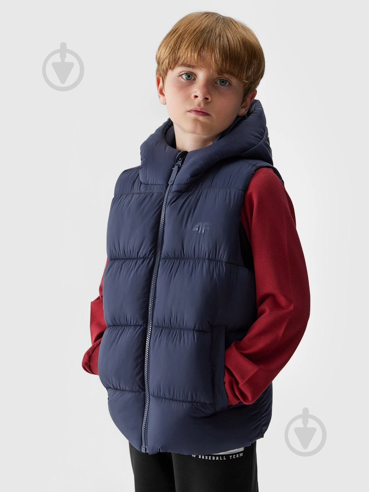 Жилет 4F VEST JACKET M047 4FJAW23TVJAM047-31S р.152 синий - фото 3