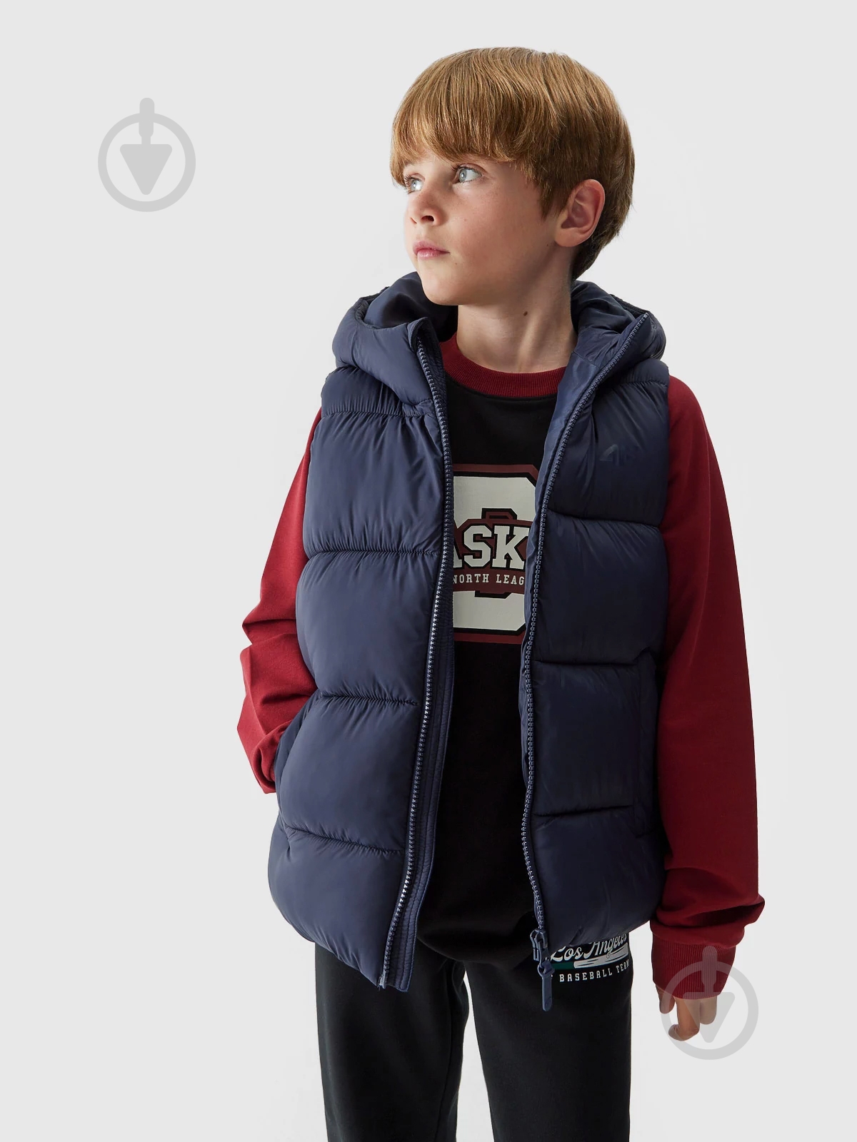 Жилет 4F VEST JACKET M047 4FJAW23TVJAM047-31S р.152 синий - фото 6