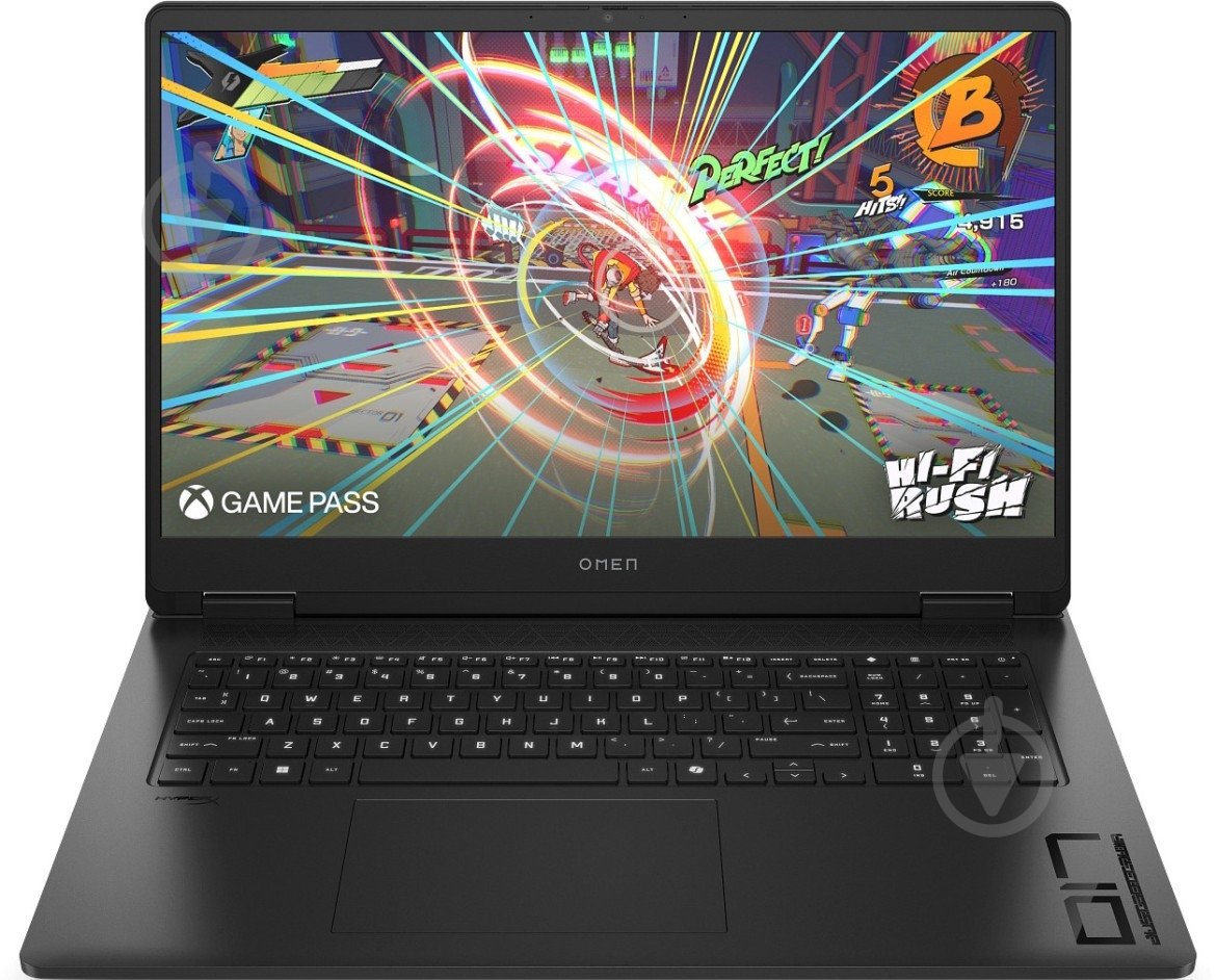 Ноутбук HP Omen Gaming Laptop 17-db1002ua 17,3" (C3UM4EA) shadow black - фото 1