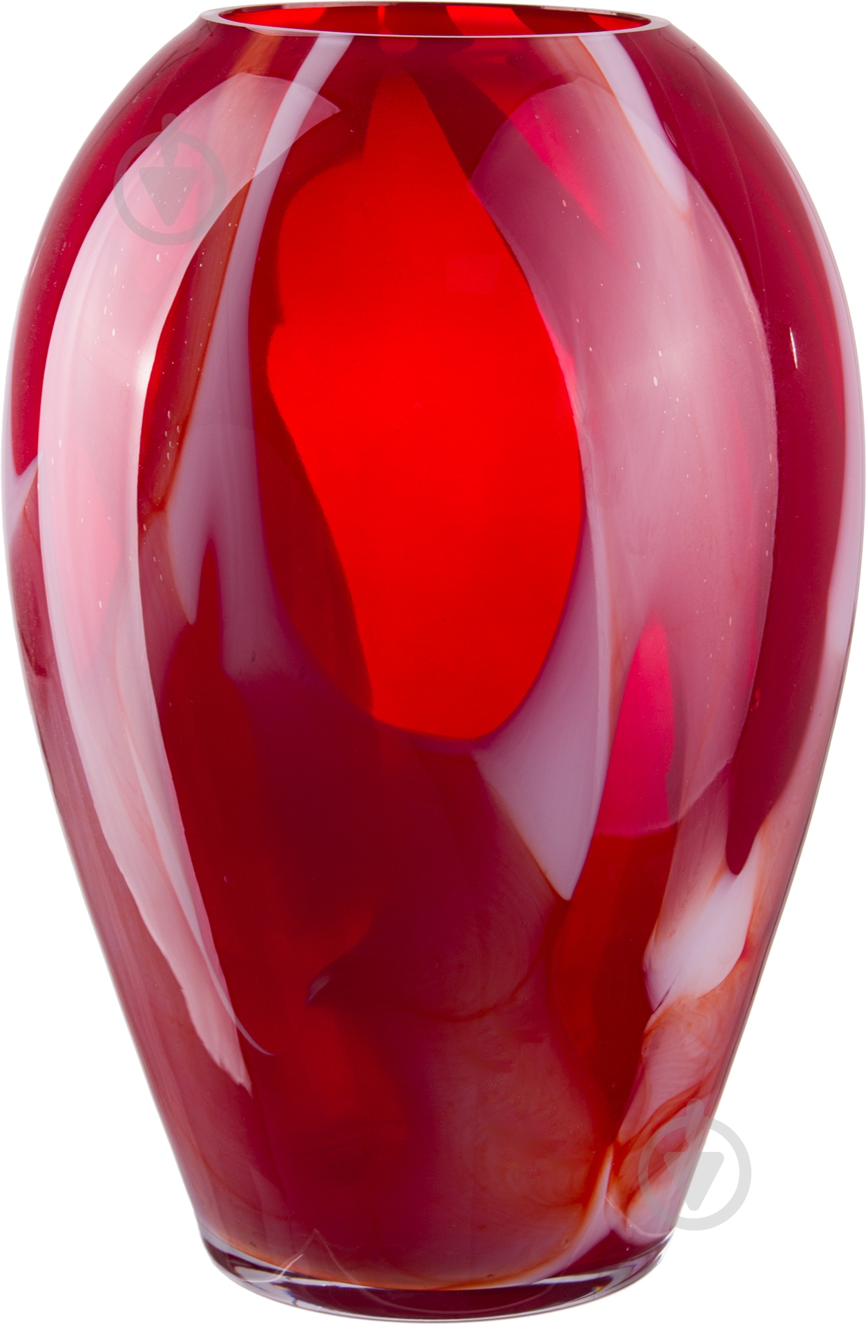 Ваза Watra Flame 37 см красная 37 см 23-1868/370/1874 - фото 1 Ваза Watra Flame 37 см красная 37 см 23-1868/370/1874 - фото 1