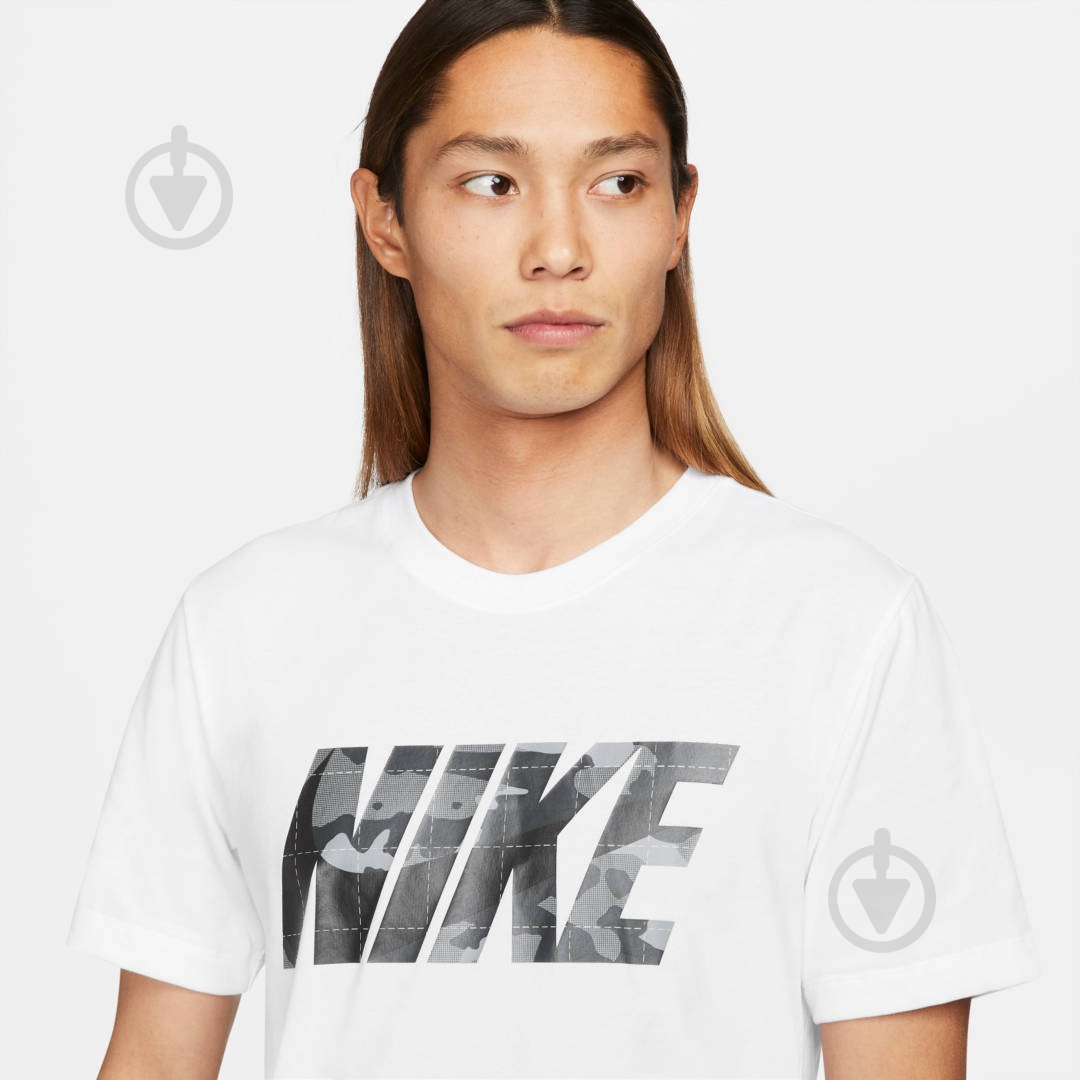 Футболка Nike DM5669-100 р.M белый - фото 3