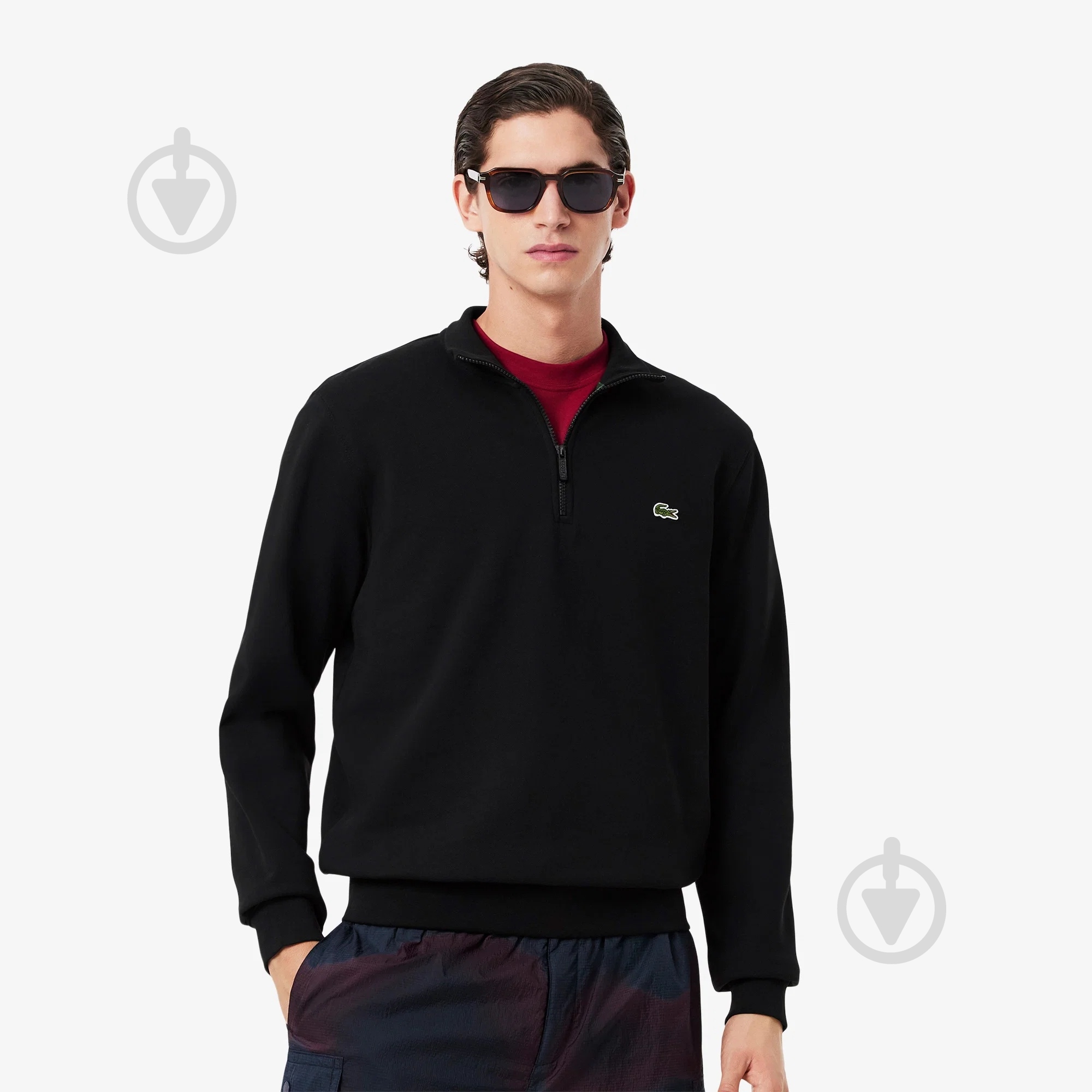 Джемпер Lacoste SH9774031 р.XL черный - фото 1