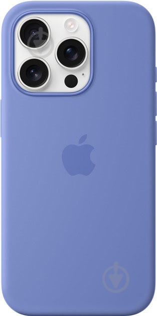 Чехол Apple Silicone MagSafe для Apple iPhone 16 Pro Max periwinkle (MDH04ZM/A) - фото 1 Чехол Apple Silicone MagSafe для Apple iPhone 16 Pro Max periwinkle (MDH04ZM/A) - фото 1