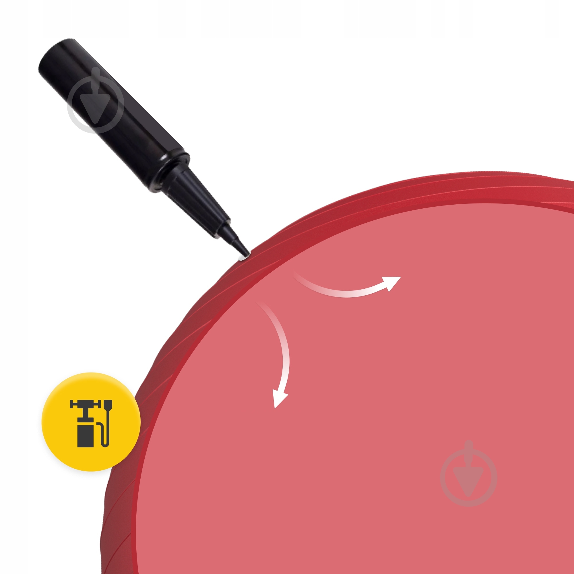 Фітбол 4fizjo Anti-Burst Red d75 см P-5907739316356 - фото 2 Фітбол 4fizjo Anti-Burst Red d75 см P-5907739316356 - фото 2