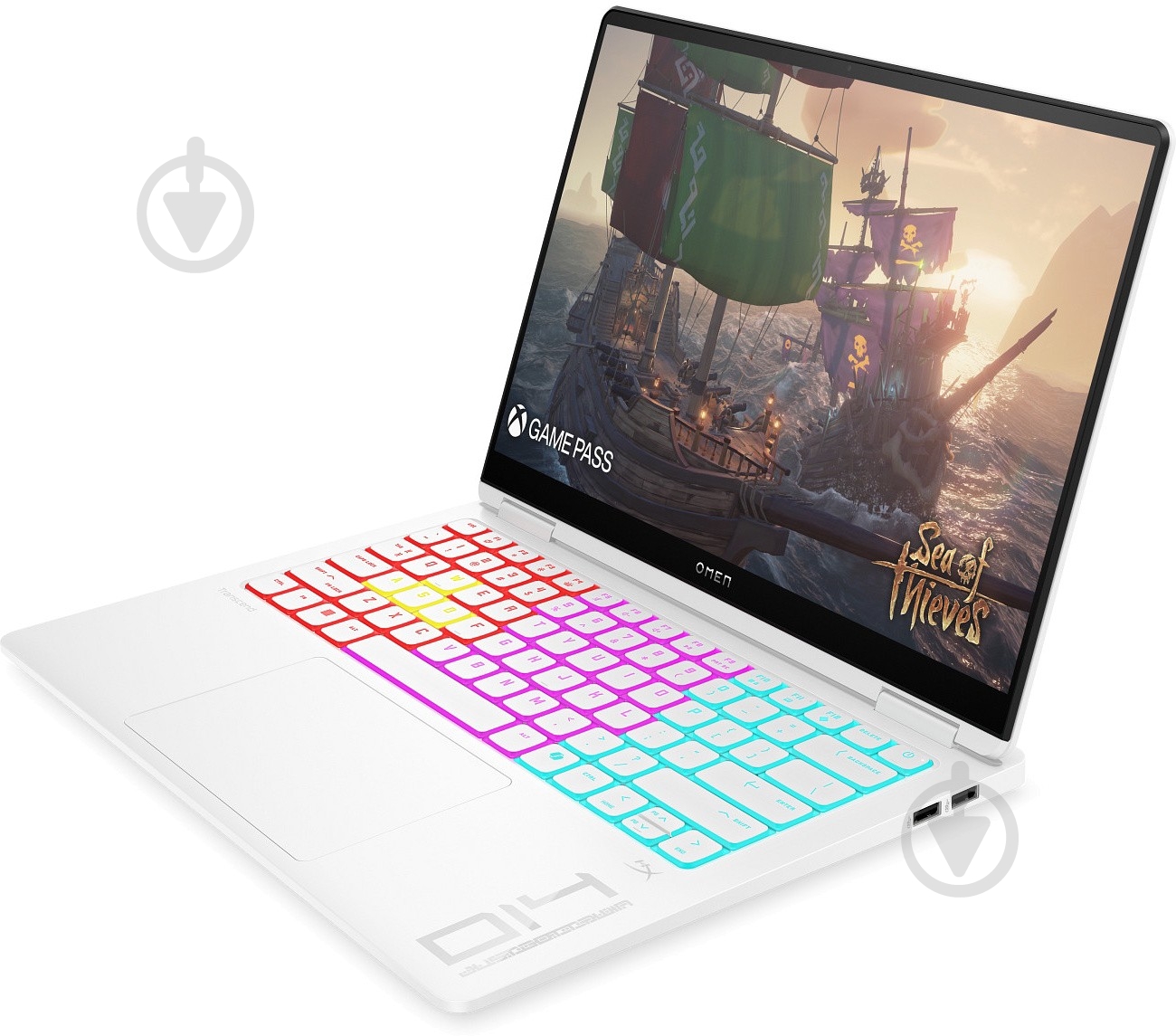 Ноутбук HP OMEN Transcend 14-fb1003ua 14" (C3UL2EA) ceramic white - фото 3
