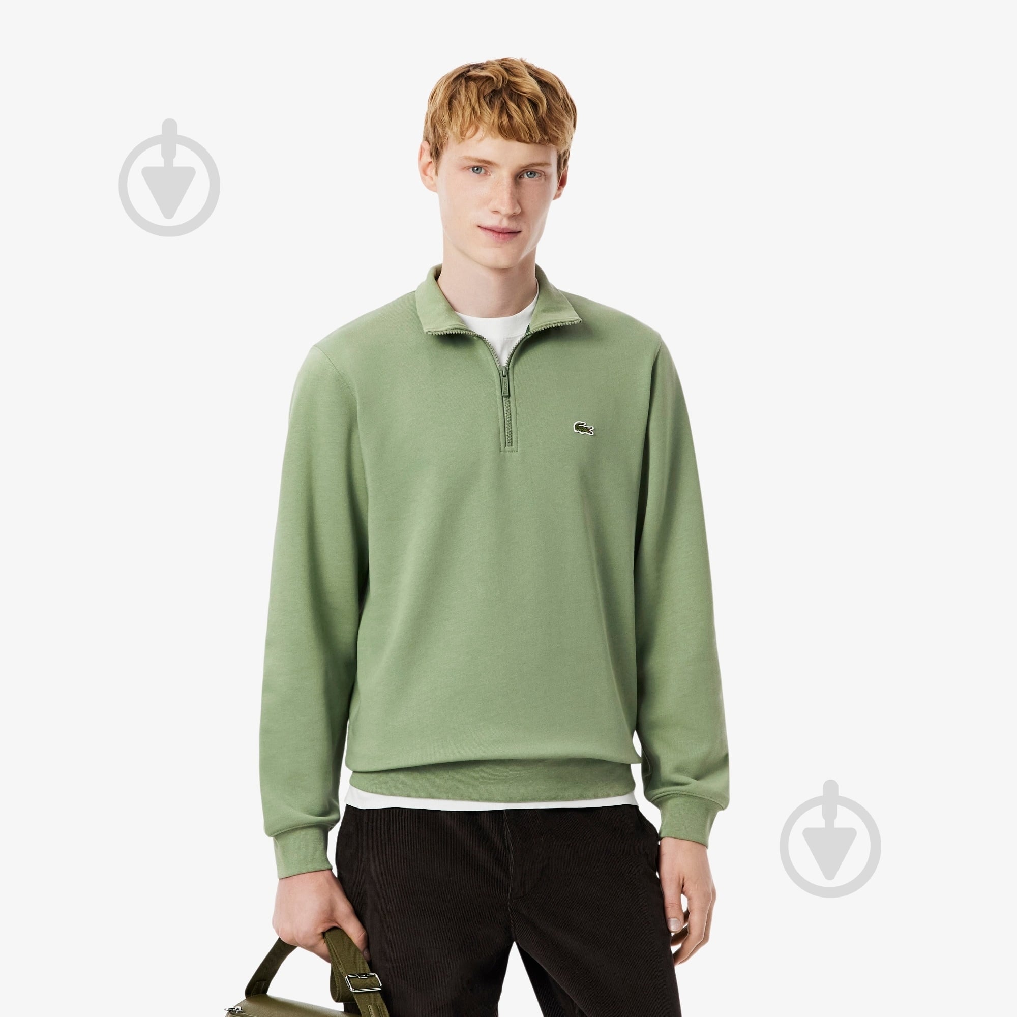 Джемпер Lacoste SH9774S86 р.2XL зелений - фото 1 Джемпер Lacoste SH9774S86 р.2XL зелений - фото 1