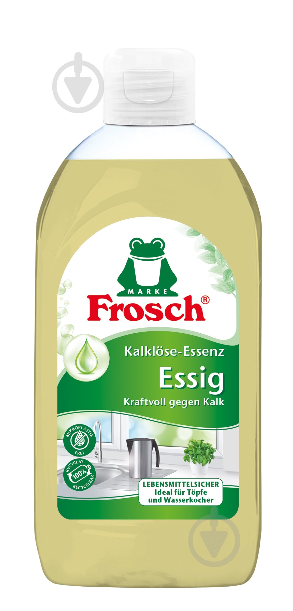 Засіб Frosch для чищення кухні Оцтова есенція 0,3 л - фото 1