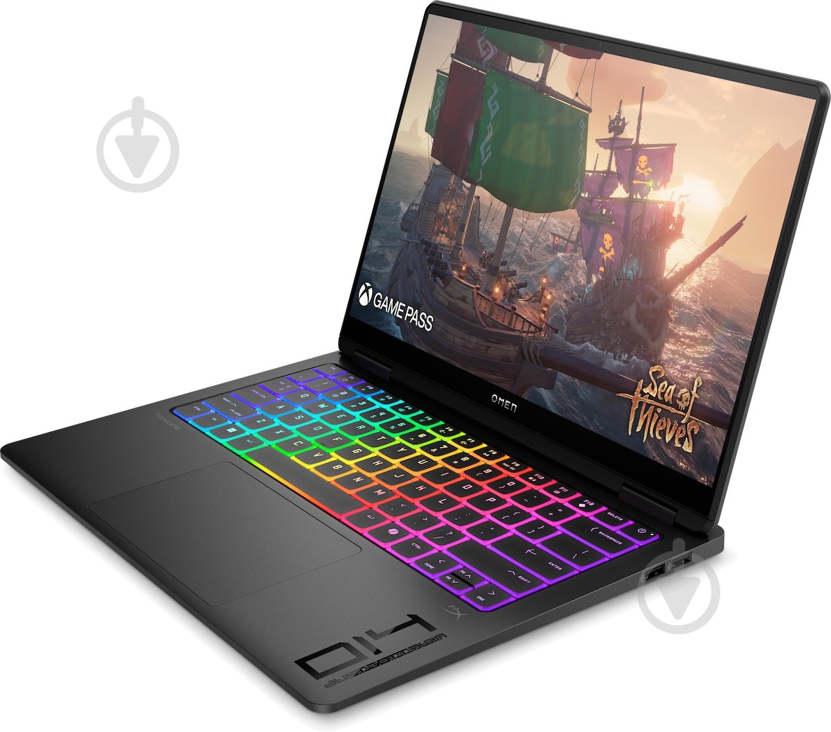 Ноутбук HP OMEN Transcend 14-fb1015ua 14" (C3US7EA) shadow black - фото 3