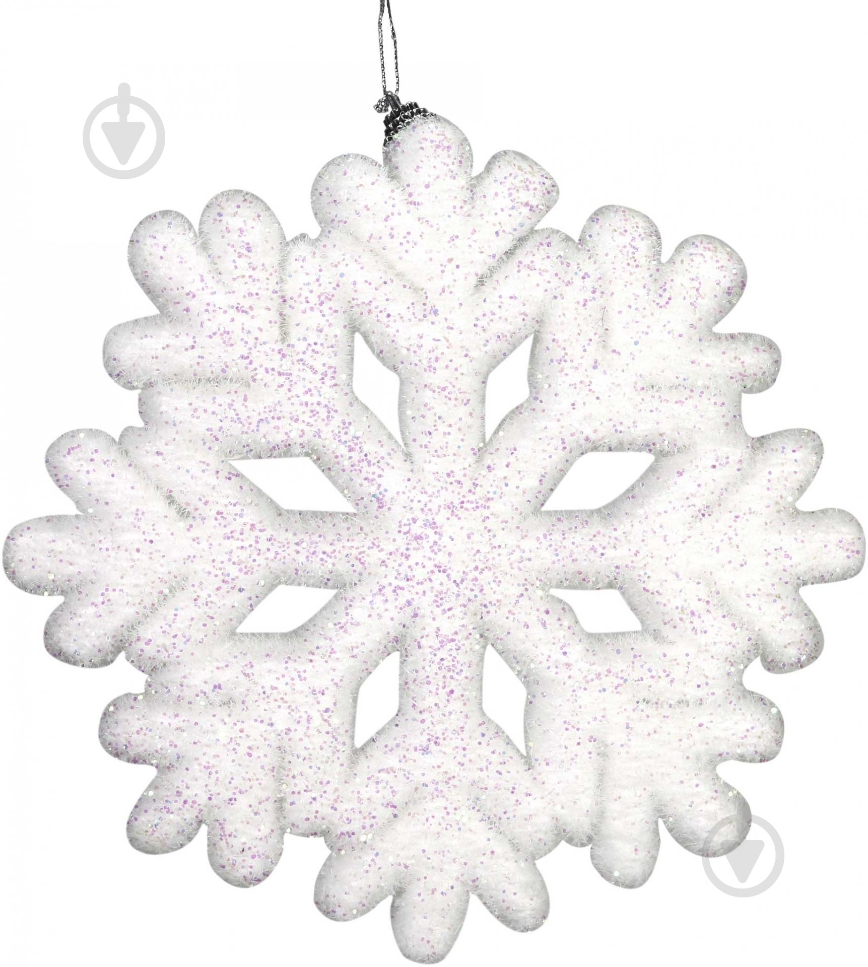 Декорація новорічна Сніжинка 25 см DB13S007 - фото 1