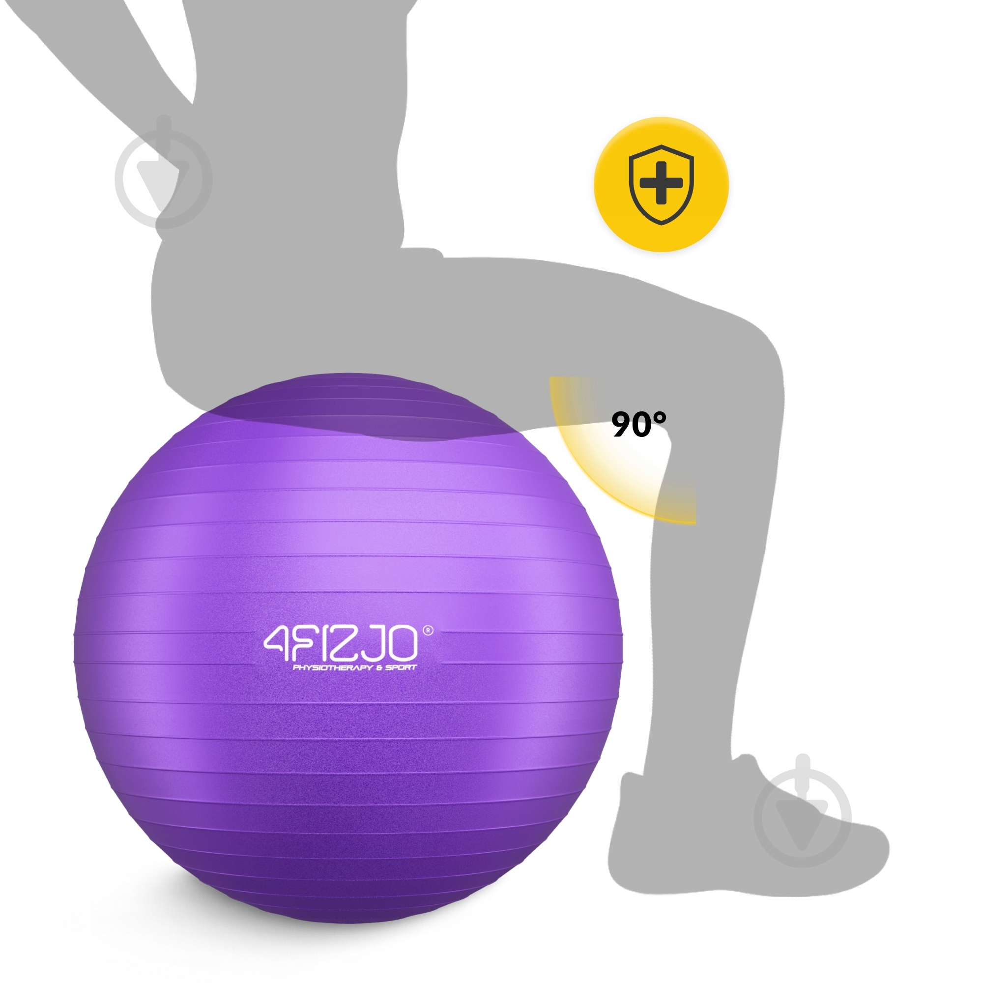 Фітбол 4fizjo Anti-Burst Violet d85 см P-5905973404846 - фото 6 Фітбол 4fizjo Anti-Burst Violet d85 см P-5905973404846 - фото 6