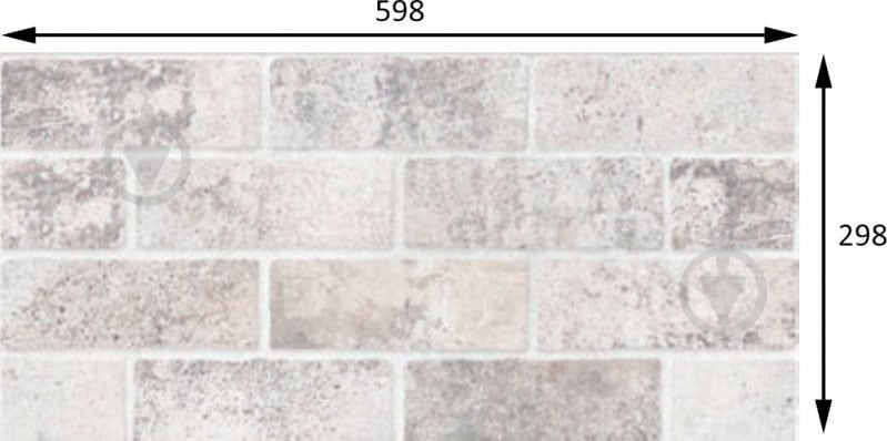 Плитка Cersanit Lukas White Structure 29,8x59,8 см - фото 2