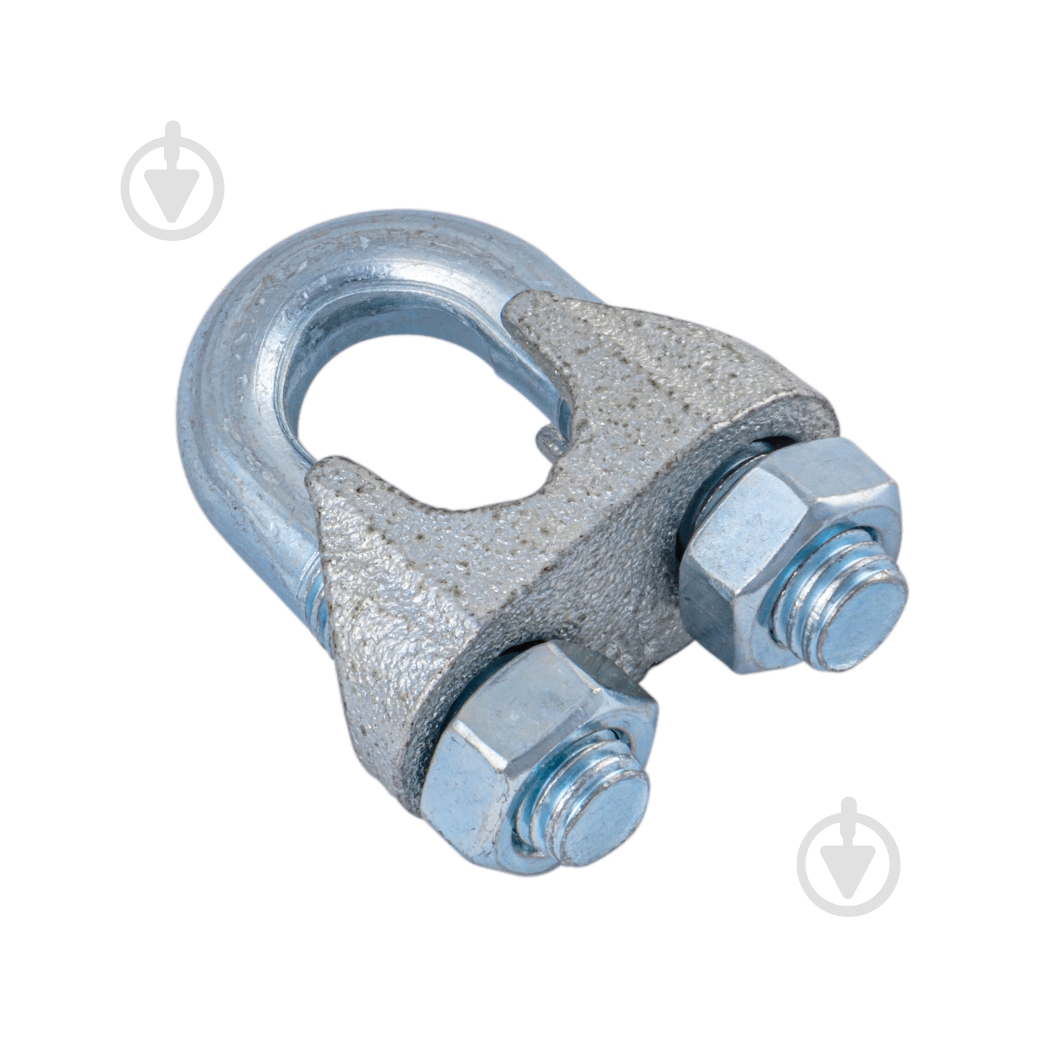 Затискач для троса дуговий 41986 білий цинк snapt 8 мм DIN 741 сталь 100 шт. - фото 1