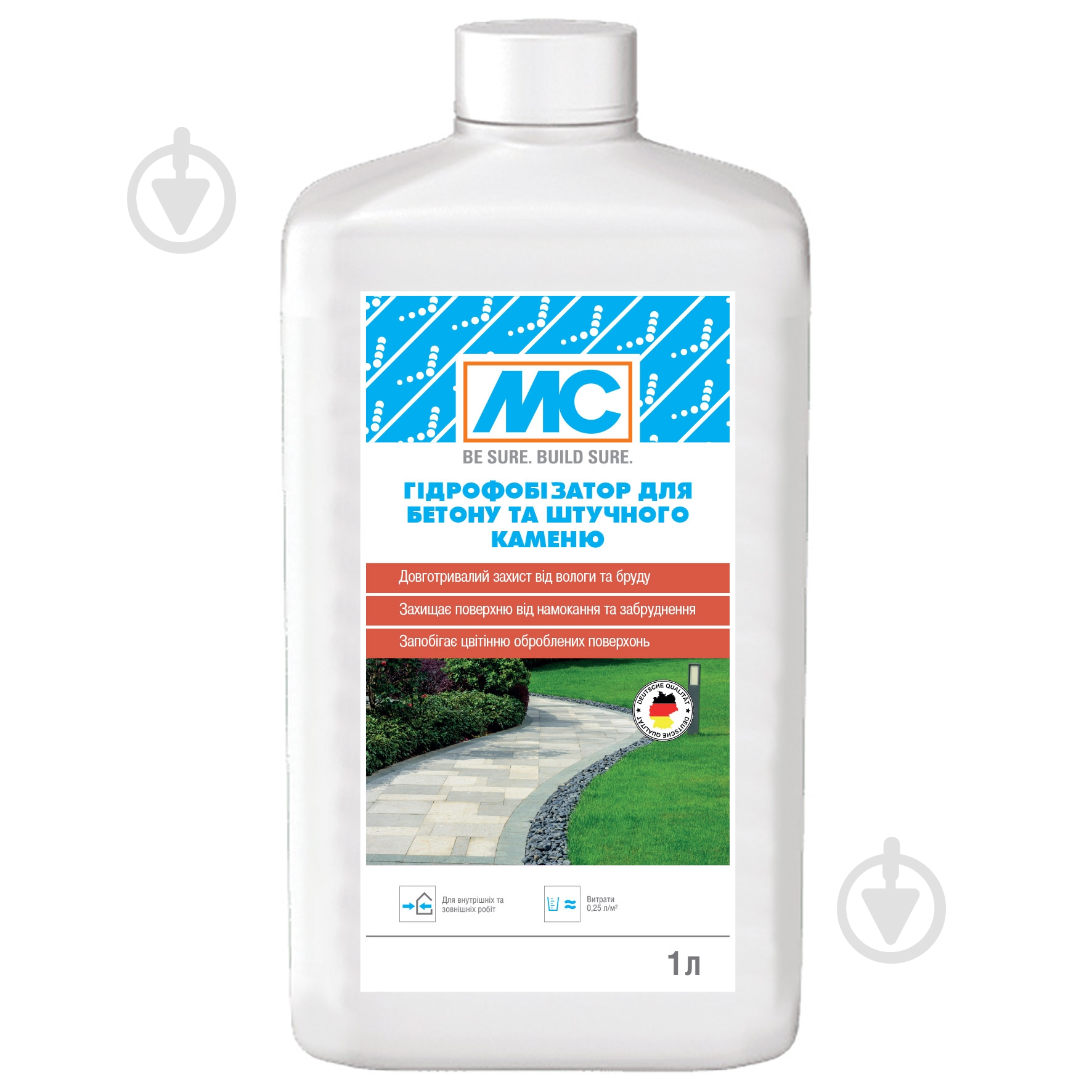 Гідрофобізатор MC-Bauchemie для бетону та штучного каменю 1 л - фото 1