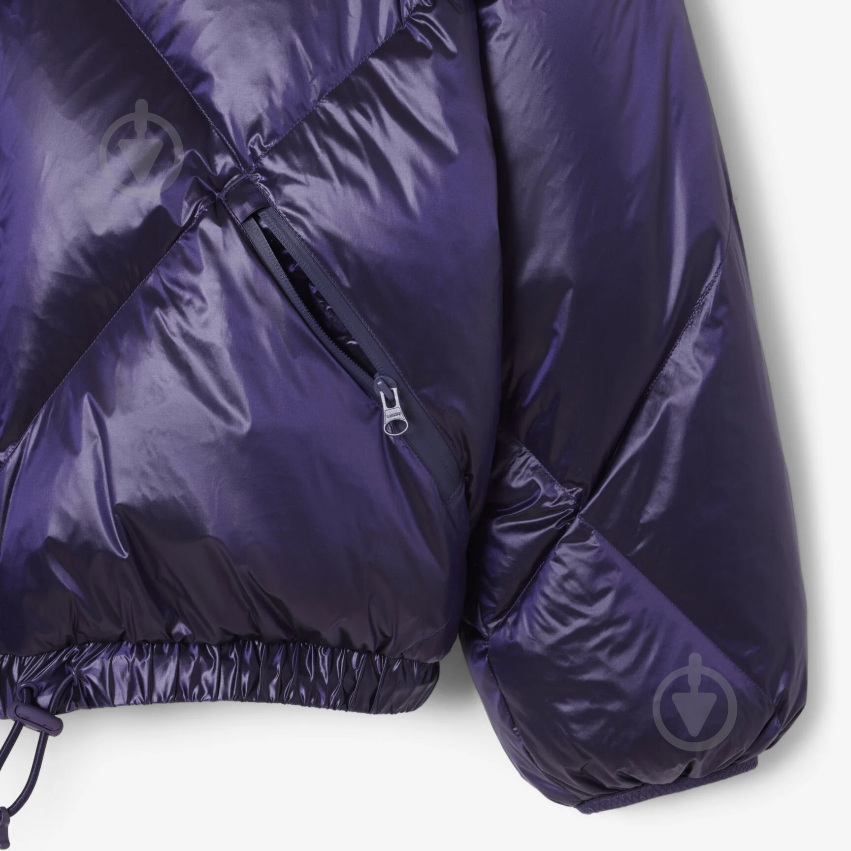 Куртка женская зимняя Lacoste Oversized Water-Repellent Down Jacket BF53266PI р.XS фиолетовая - фото 8