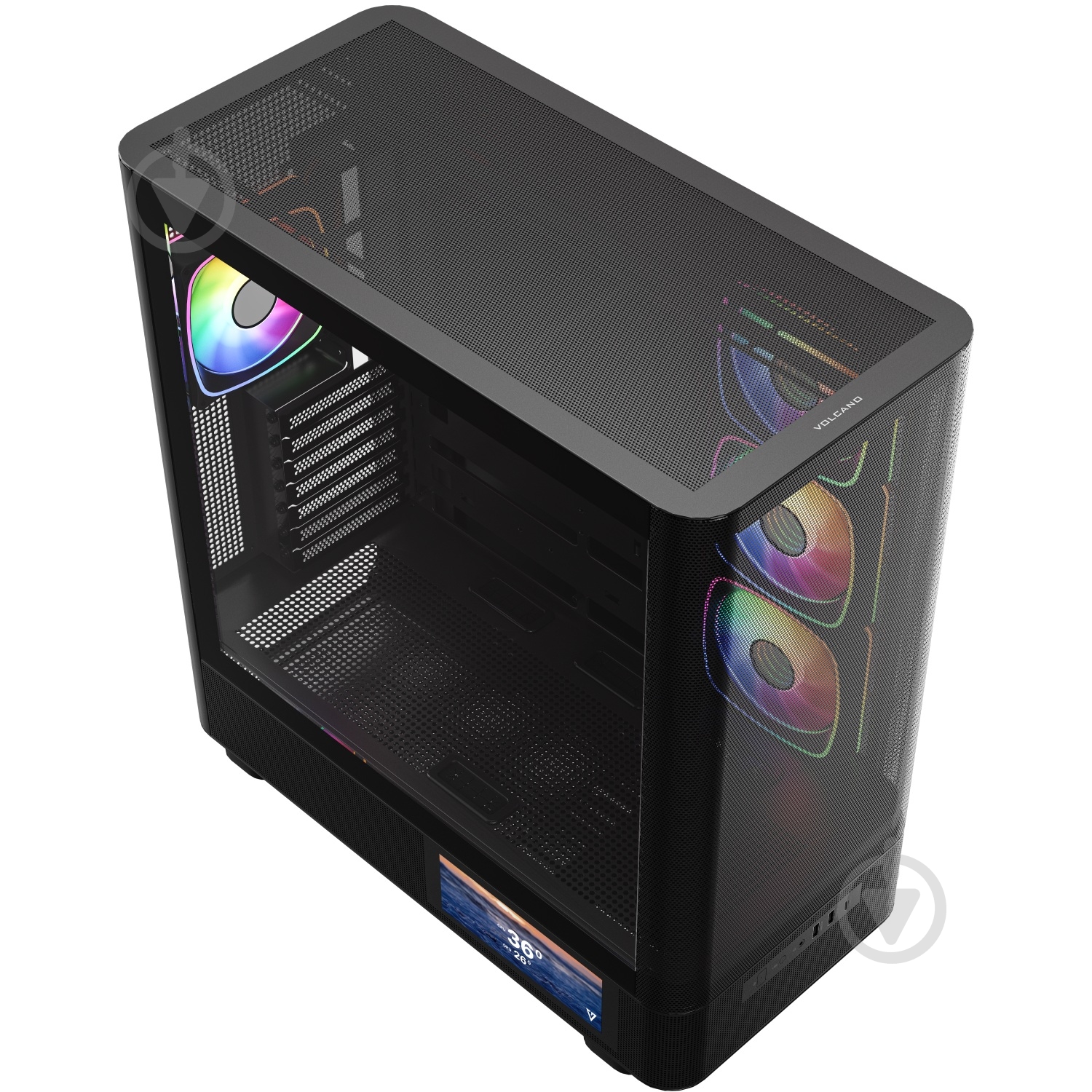 Корпус Modecom VOLCANO AQ400 ARGB MIDI (MC-A-AQ400-4FA-B) - фото 7