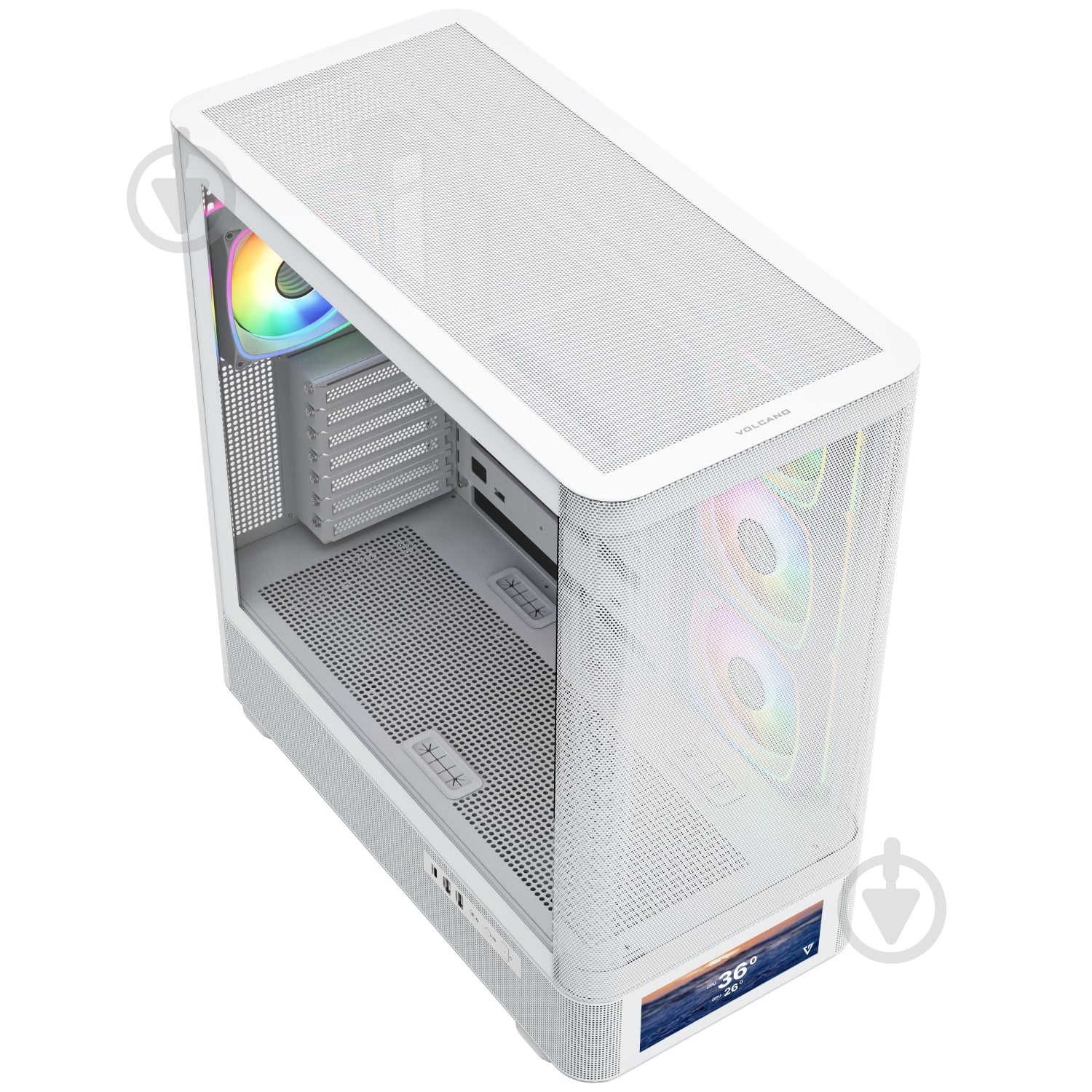 Корпус Modecom VOLCANO AQ500 ARGB MIDI (MC-A-AQ500-4FA-W) - фото 7