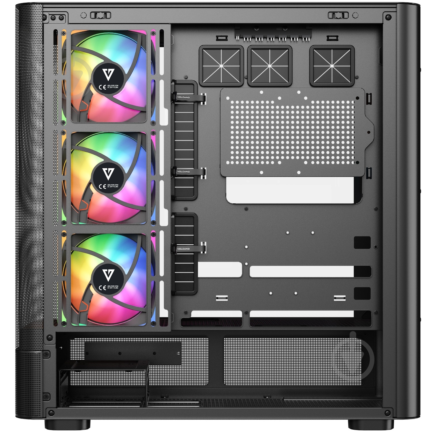 Корпус Modecom VOLCANO AQ500 ARGB MIDI (MC-A-AQ500-4FA-B) - фото 4 Корпус Modecom VOLCANO AQ500 ARGB MIDI (MC-A-AQ500-4FA-B) - фото 4
