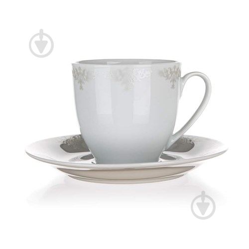 Чашка с блюдцем Banquet 200 мл Barocсo - фото 1 Чашка с блюдцем Banquet 200 мл Barocсo - фото 1
