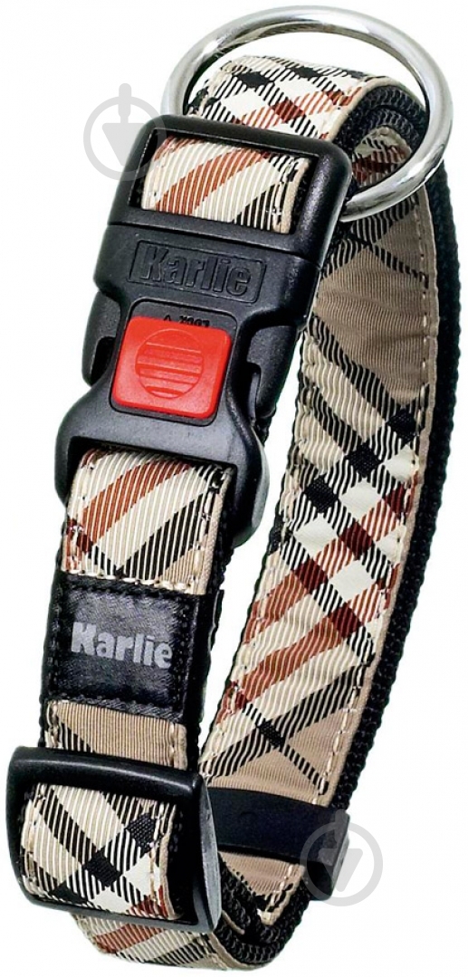 Ошейник Karlie Art joy plus нейлон 2,5х45-65 см - фото 1