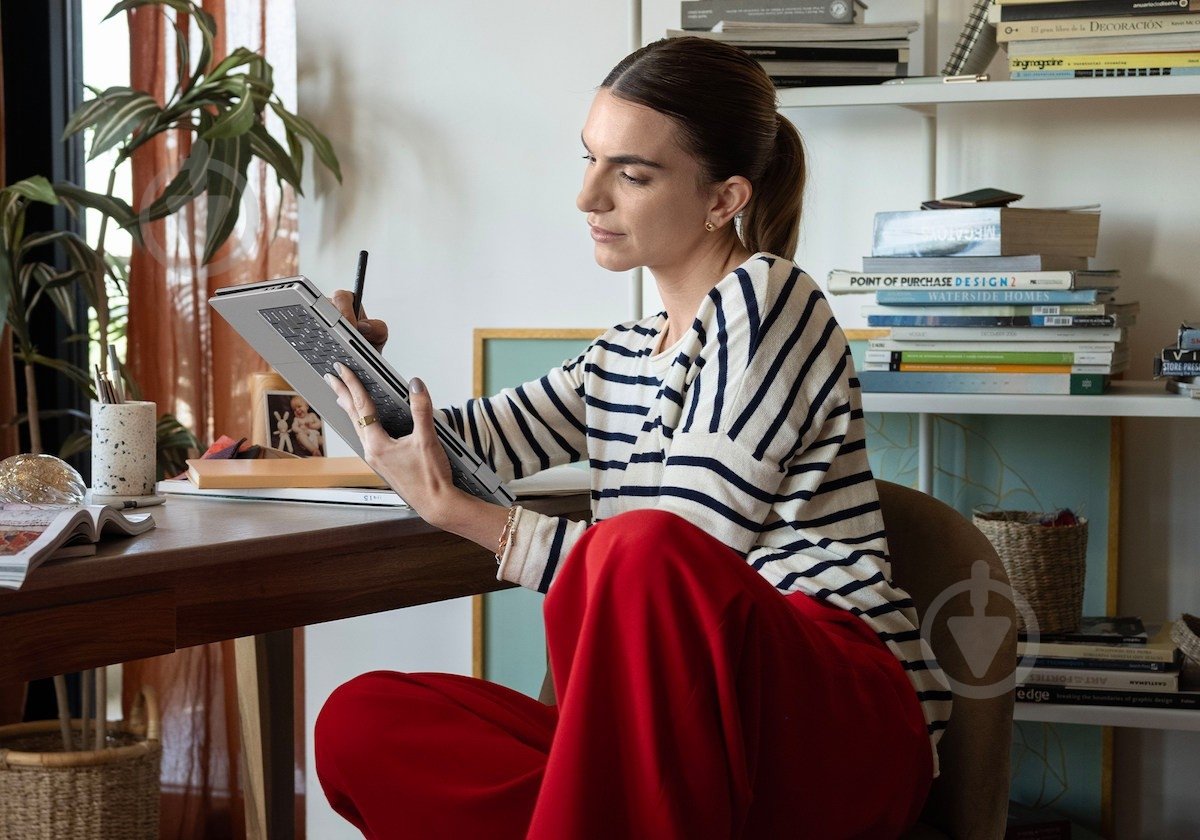 Ноутбук HP OmniBook X Flip x360 14-fm0003ua 14" (C3UL6EA) glacier silver - фото 2