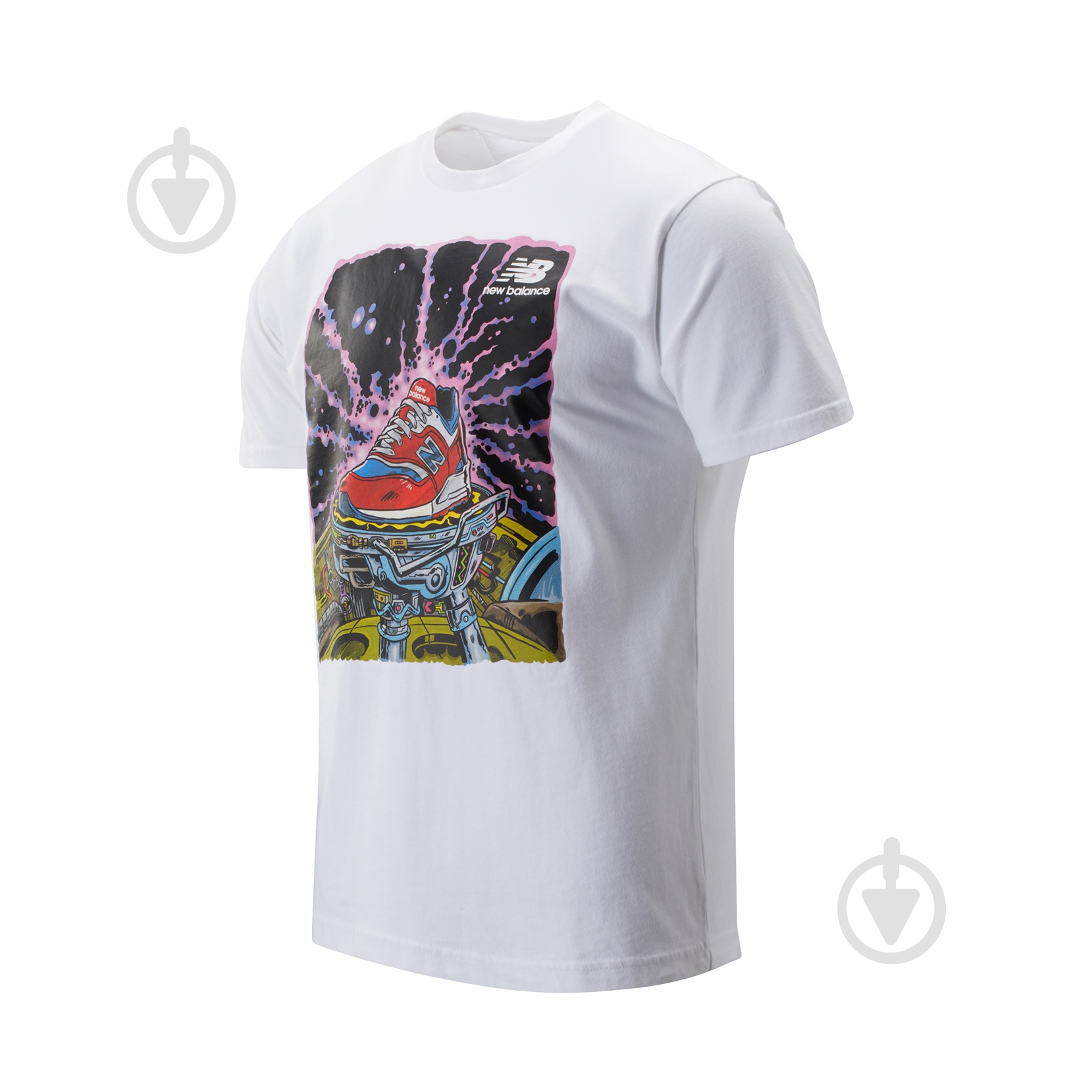 Футболка New Balance Футболка чол. Artist Prime біла MT93525WT р.2XL белый - фото 1