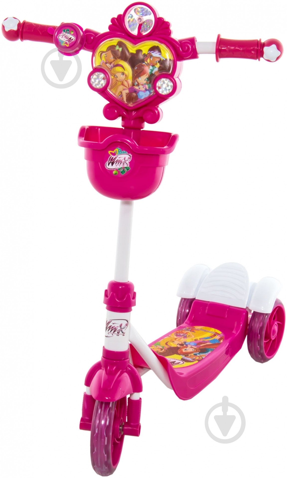 Самокат Hot Wheels Winx лицензионный розовый Т54947 - фото 1 Самокат Hot Wheels Winx лицензионный розовый Т54947 - фото 1