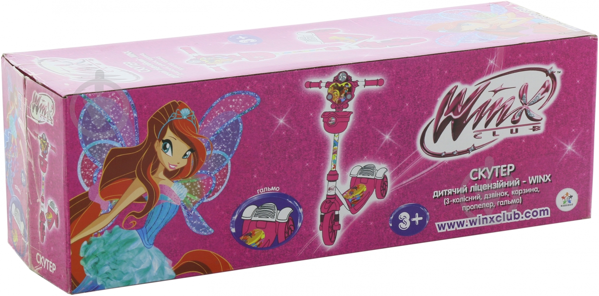 Самокат Hot Wheels Winx лицензионный розовый Т54947 - фото 3 Самокат Hot Wheels Winx лицензионный розовый Т54947 - фото 3