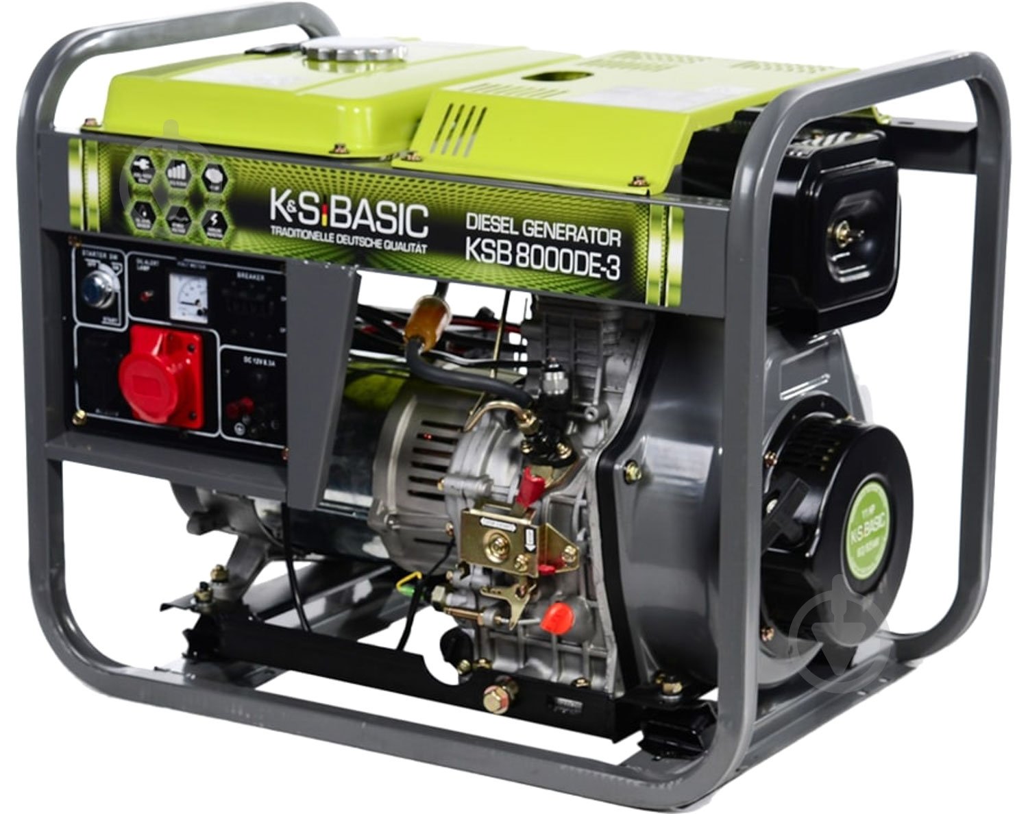 Генератор дизельний Konner&Sohnen KS 8000 DE-3 6 кВт / 6,5 кВт 380 В - фото 3