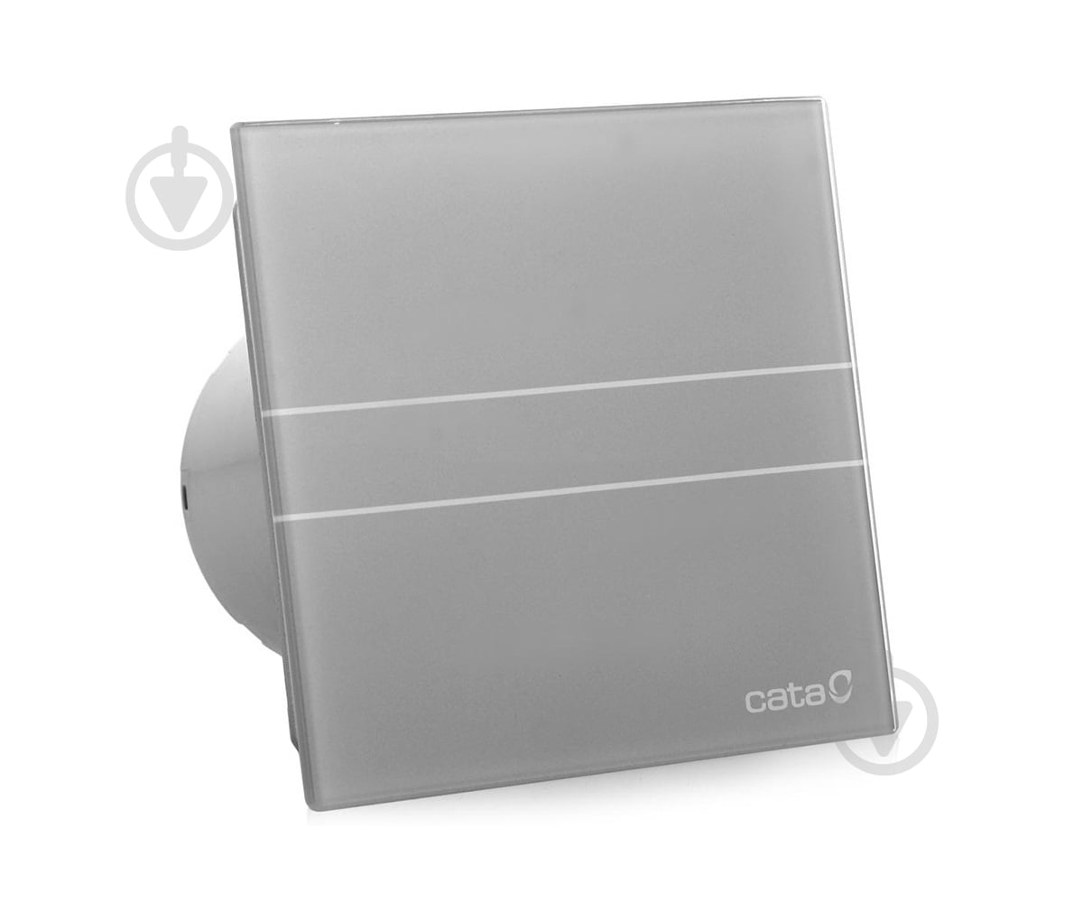 Витяжний вентилятор Cata E-100 GSТ GLASS SILVER 900500 - фото 1