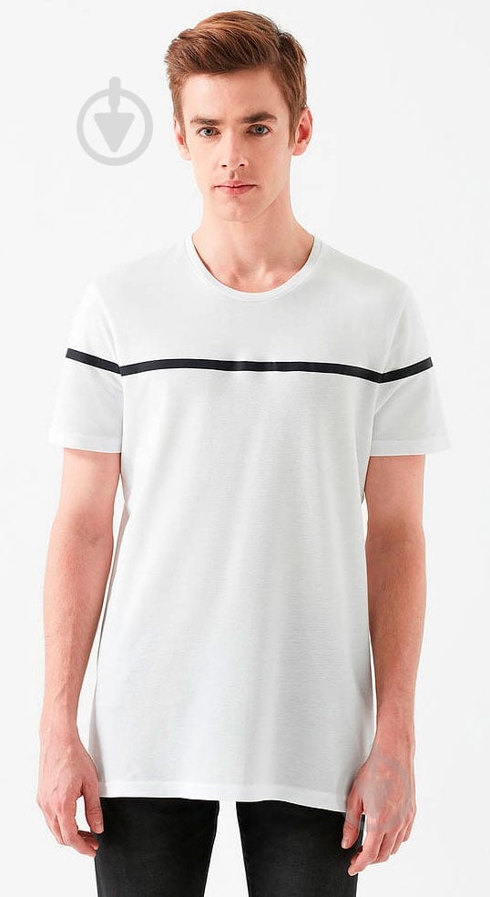 Футболка Mavi STRIPE PRINTED TEE 065968-620 р.2XL білий - фото 1