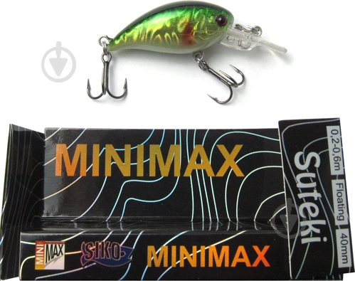 Воблер MiniMax Suteki 4,5 г 40 мм SUT-E14 - фото 2 Воблер MiniMax Suteki 4,5 г 40 мм SUT-E14 - фото 2