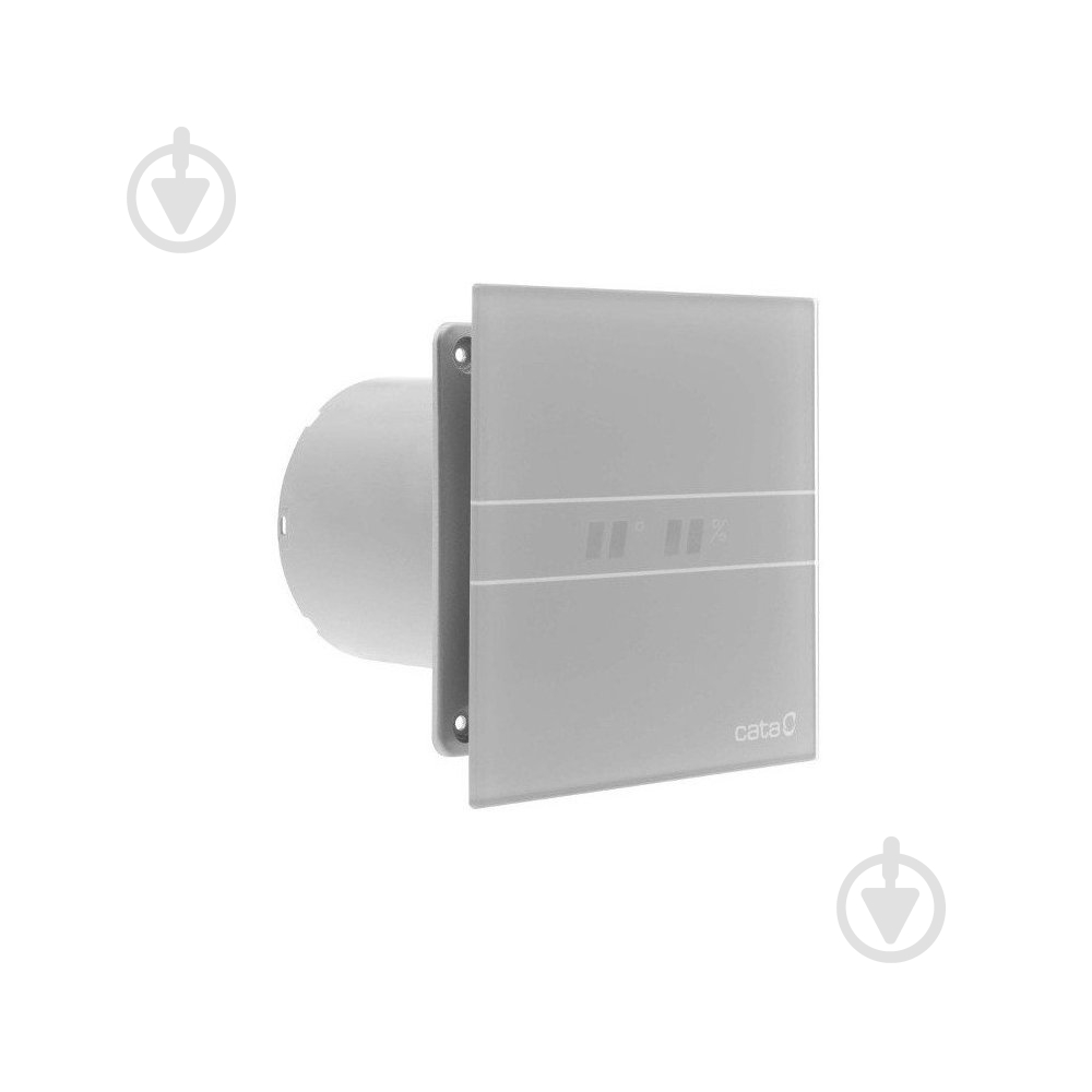Витяжний вентилятор Cata E-100 GSTH GLASS SILVER TIMER HYGRO 900600 - фото 2