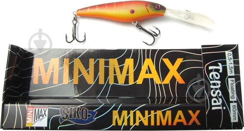Воблер MiniMax Tensai 4,8 г 60 мм TE-M04 - фото 2 Воблер MiniMax Tensai 4,8 г 60 мм TE-M04 - фото 2