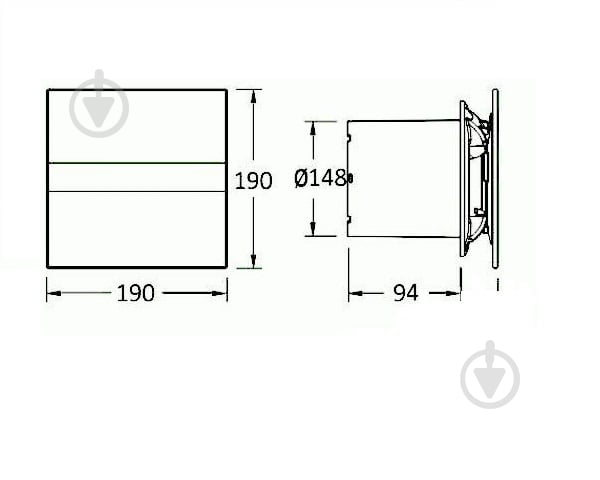 Вытяжной вентилятор Cata E-150 GTH Hygro 902200 - фото 8 Вытяжной вентилятор Cata E-150 GTH Hygro 902200 - фото 8
