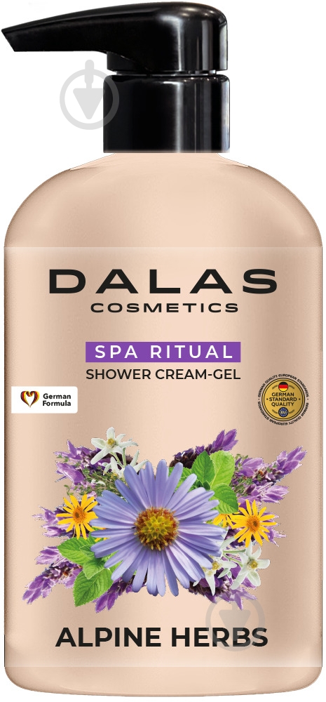 Крем-гель для душа Dalas Alpine Herbs 550 мл - фото 1 Крем-гель для душа Dalas Alpine Herbs 550 мл - фото 1