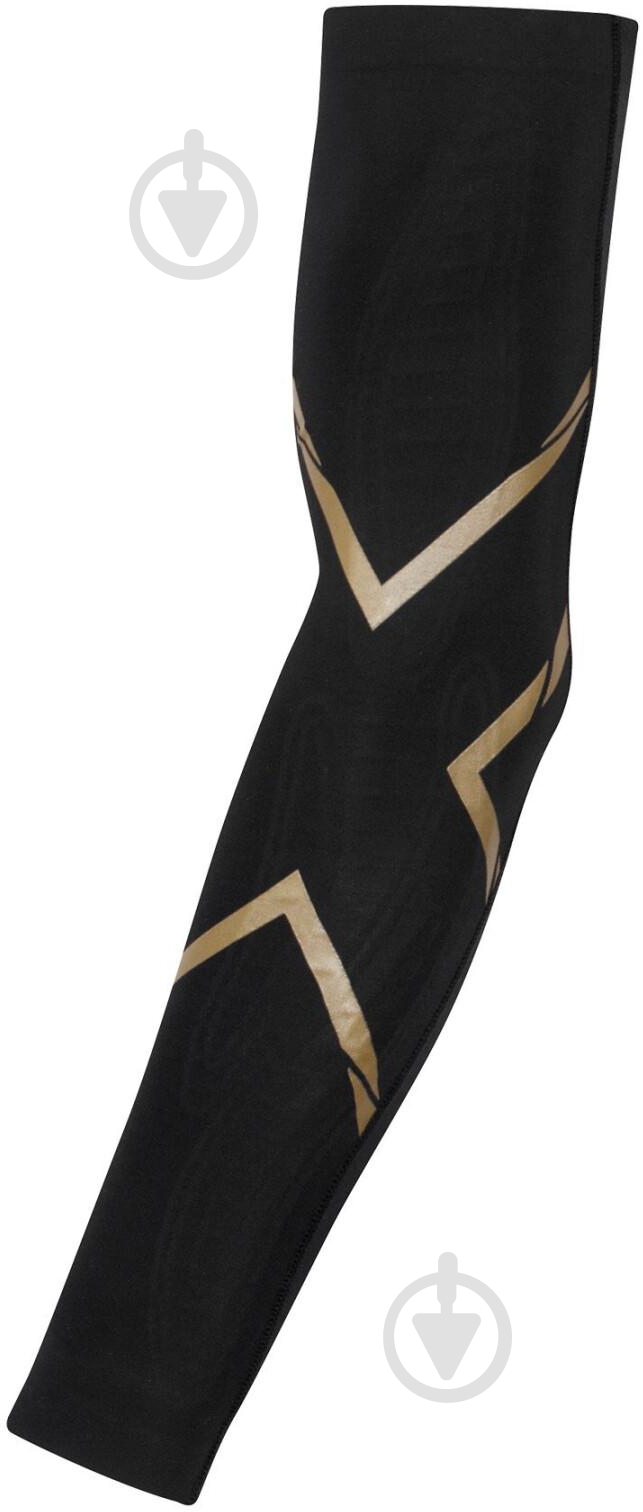 Нарукавники 2XU Force Compression Arm Guards UA3513a_BLK/GLD р.XL чорний - фото 3