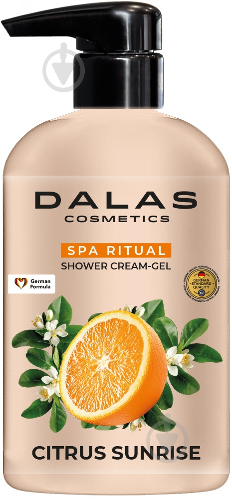 Крем-гель для душа Dalas Citrus Sunrise 550 мл - фото 1