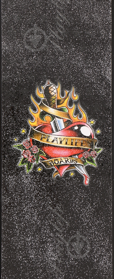 Самокат Playlife Burning Heart черный с белым 850031/1 - фото 6 Самокат Playlife Burning Heart черный с белым 850031/1 - фото 6