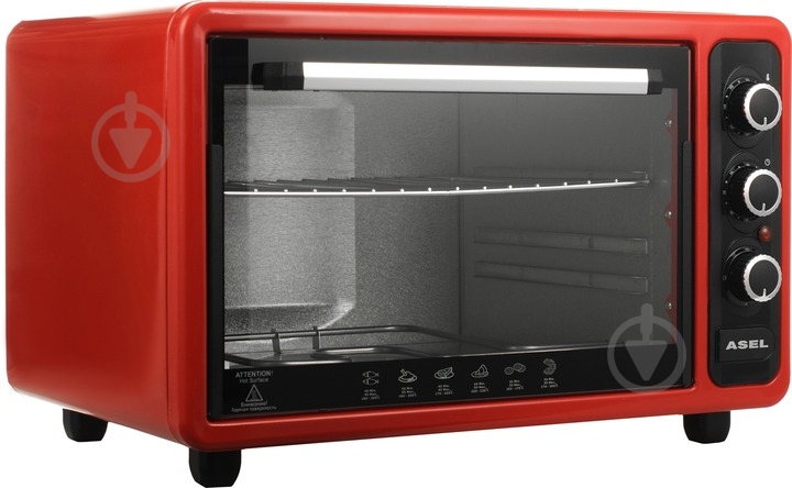 Электрическая печь Asel AF40-23 _бордо - фото 1 Электрическая печь Asel AF40-23 _бордо - фото 1