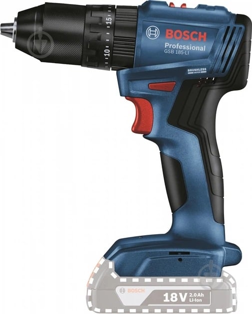 ᐉ Шуруповерт ударный аккумуляторный Bosch Professional GSB 185-LI