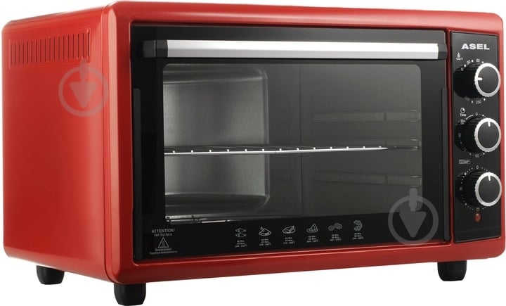 Электрическая печь Asel АF50-23_красный - фото 1 Электрическая печь Asel АF50-23_красный - фото 1