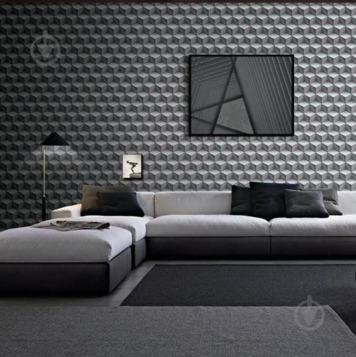 Обои виниловые горячего тиснения DID Matrix R54327-4 1,06x10,05 м - фото 2