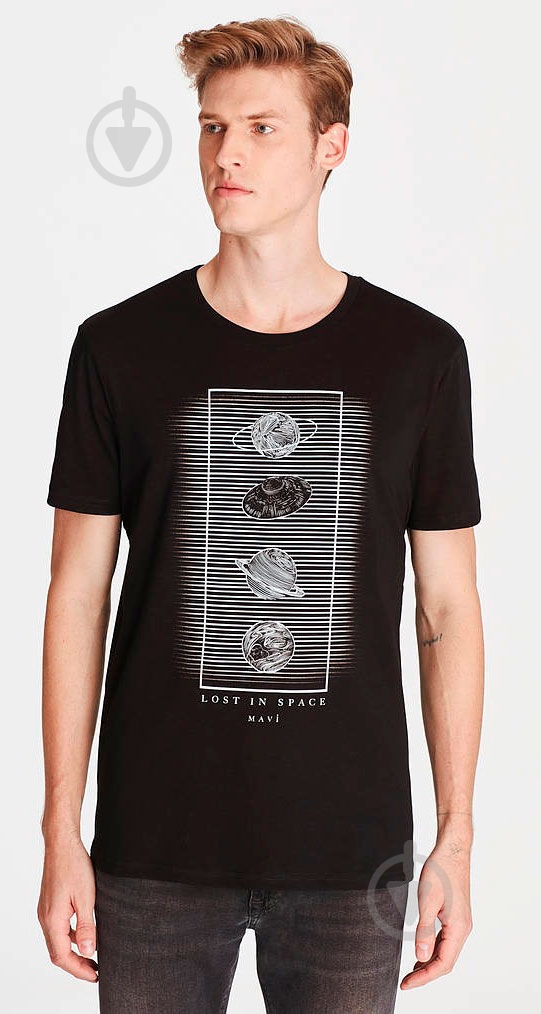 Футболка Mavi SPACE PRINTED TEE 065950-900 р.XL чорний - фото 2
