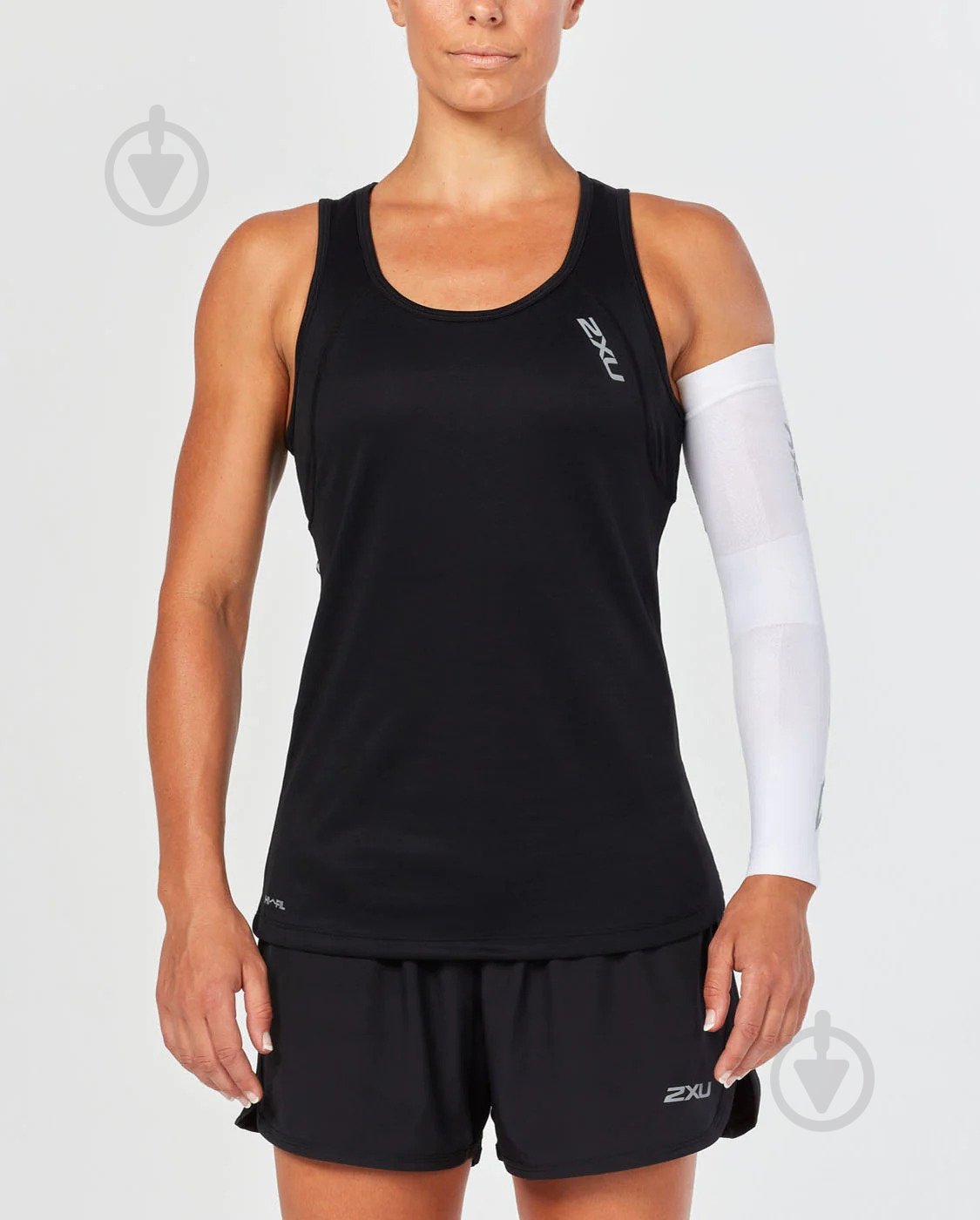 Нарукавники 2XU Comp Flex Arm Sleeve (Single) UA3567a_WHT/GRY р.S білий - фото 2 Нарукавники 2XU Comp Flex Arm Sleeve (Single) UA3567a_WHT/GRY р.S білий - фото 2
