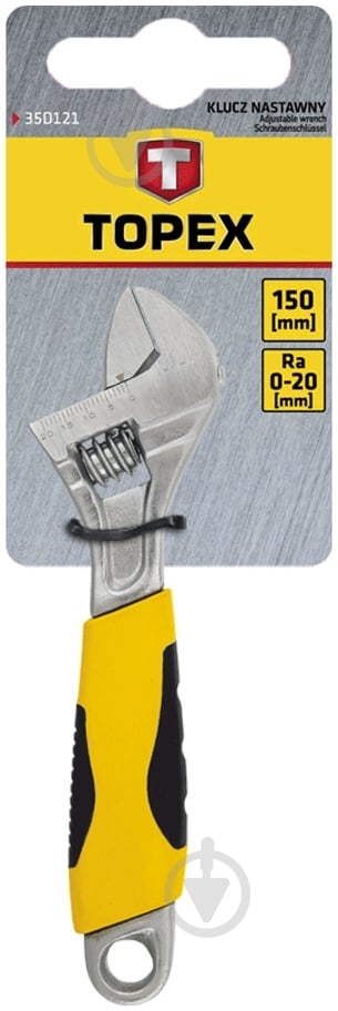 Ключ разводной Topex 35D124 - фото 2